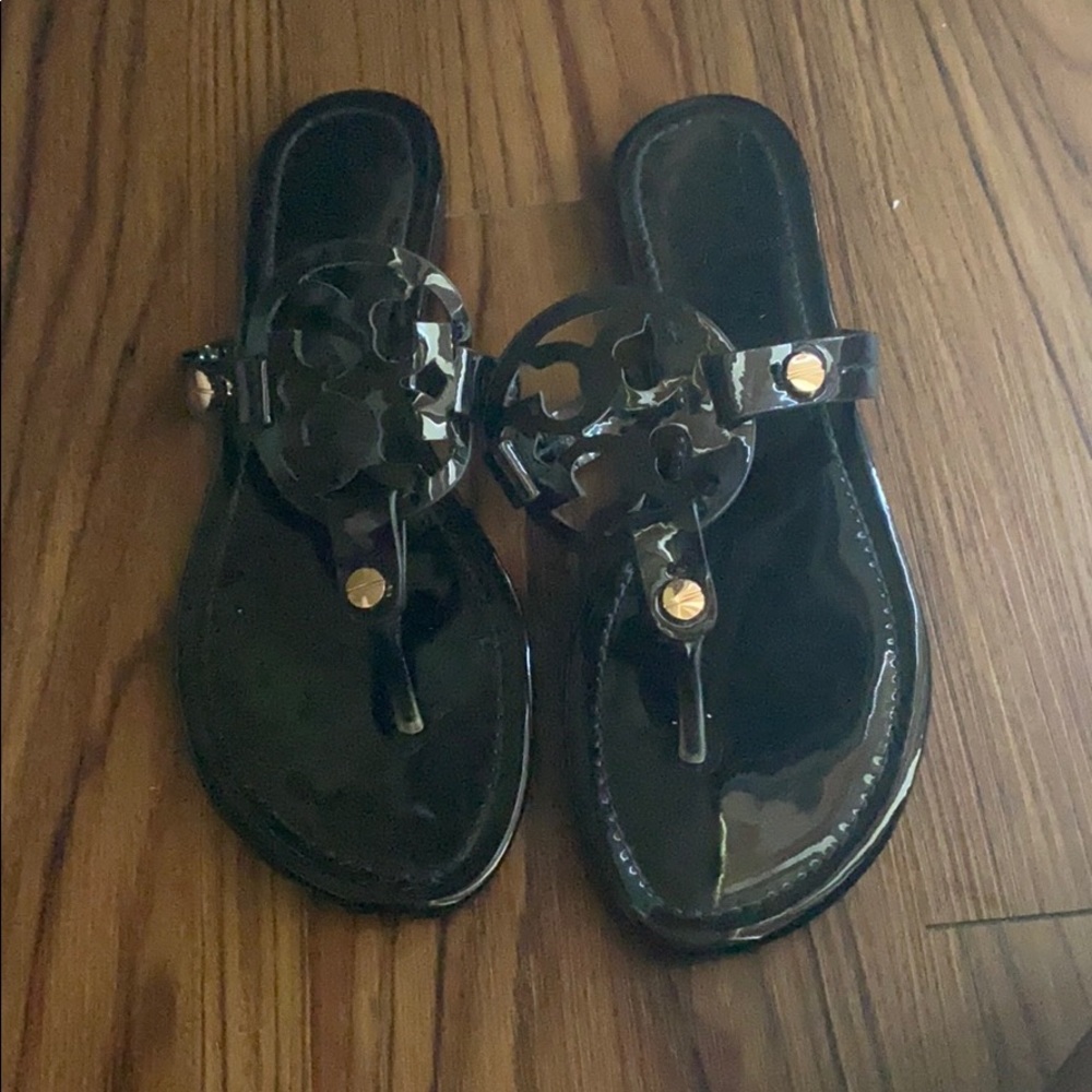 MILLER SANDAL, PATENT LEATHER